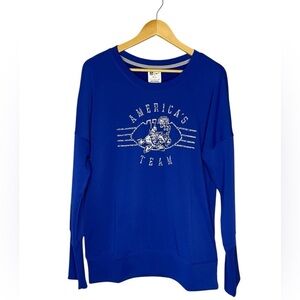 NWT Dallas Cowboys Nike Womens Rewind Playbook Long Sleeve Shirt Size Small